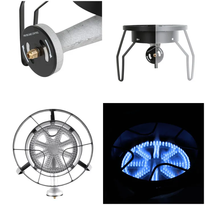 Big Burner Gas Stove Portable Gas Cooker For Home Garden Patio Use