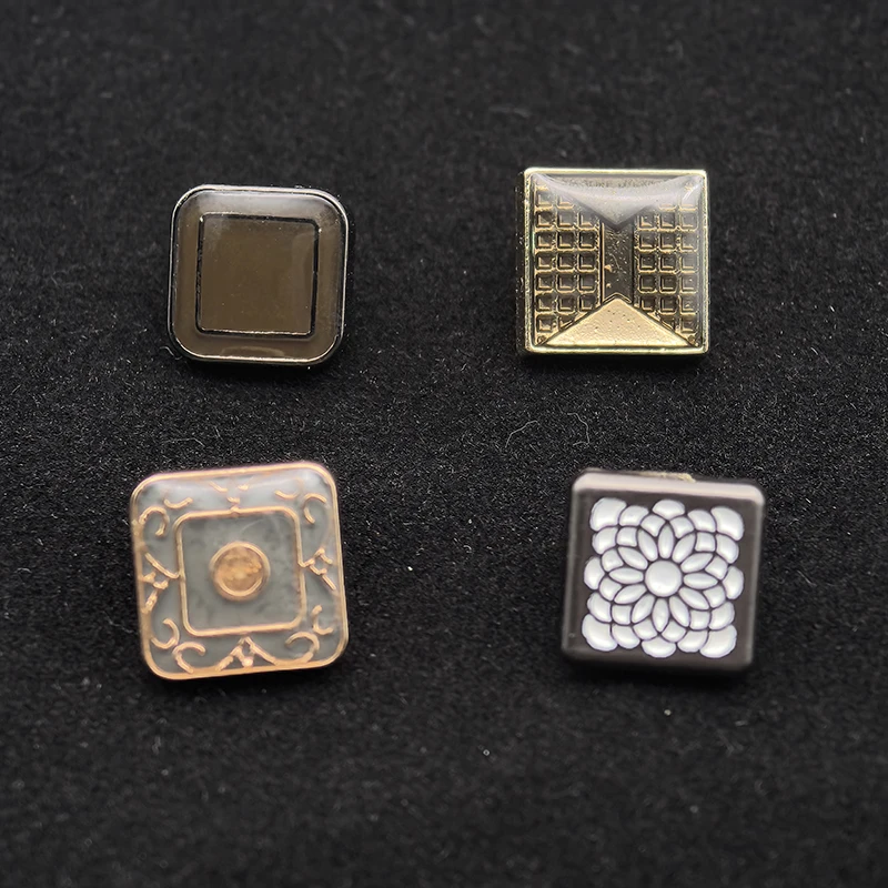 Custom Logo Snap Metal Snaps Cloth Snap Button High-grade Metal Coat Trench Shirt Decoration Arabic thobe Buttons