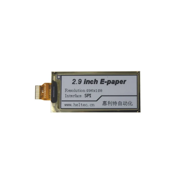 2 9 дюймовый гибкий 296*128 e-paper черный и белый SPI электронный eink экран дисплея