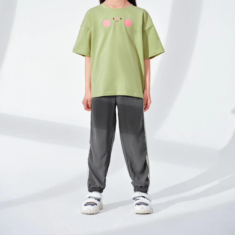 
R.prince Kids Wide Leg Children Cargo Pants Sets Elastic Band Trouser Legs Harem Clothing Child Pant Boys For Kids Girls 