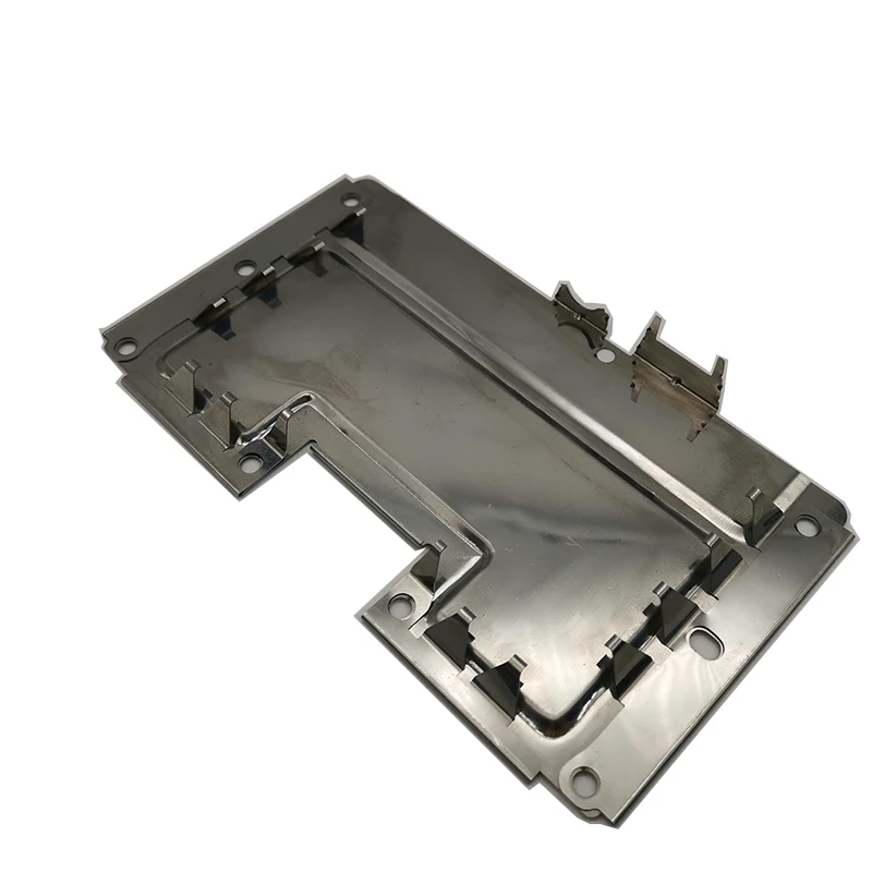 Custom Mirror Finishing Stainless Steel Laser Cutting Parts Bending Perforated Sheet Metal Fabrication