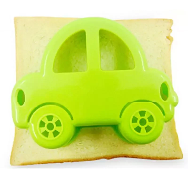 High Quality Lovely Cartoon Car Shaped Sandwich Mold Cartoon Bread Tools Kitchen Gadgets Toast Diy Sushi Maker Mold