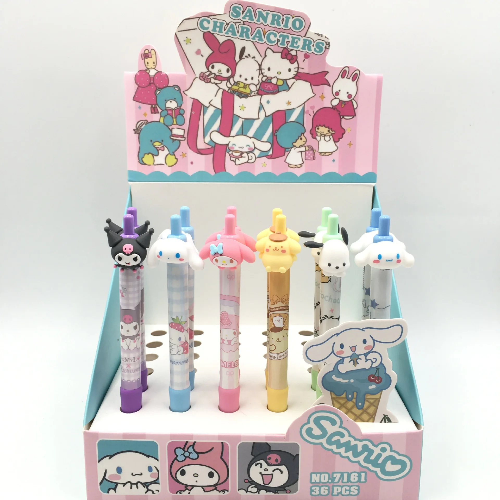 cartoon neutral pen durable plastic metal ball pen high quality cute gel pens