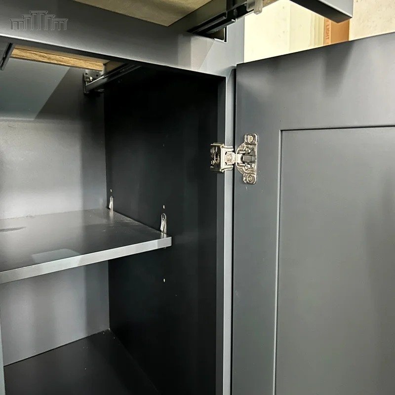 China/Vietnam Factory Wholesale RTA Kitchen Cabinet CARB-2 KCMA Certified Wooden Cabinets American Shaker Style Kitchen Cabinet