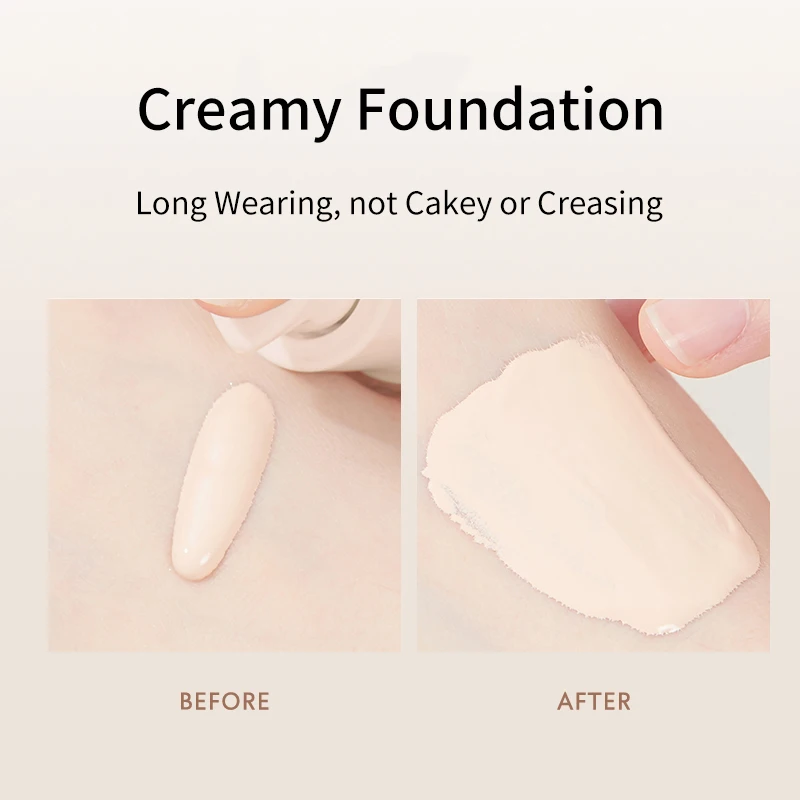 TWG Lighting Foundation for Makeup Oil Control Waterproof Beauty No-Creasing Long Wearing Matte Foundation