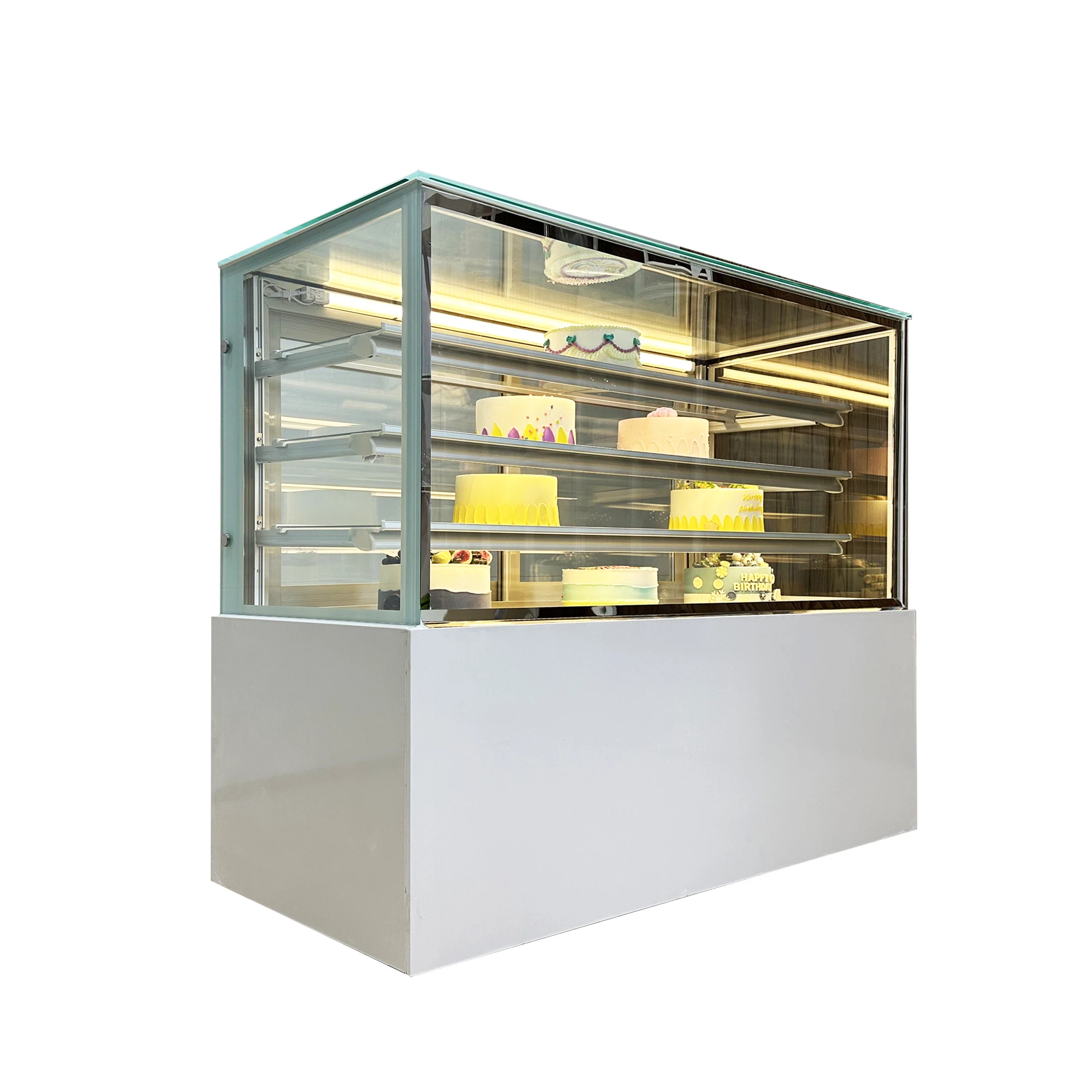 Small Cold Desserts Display Cake Table Top Counter Sweets Showcase Refrigerator For Birthday Store