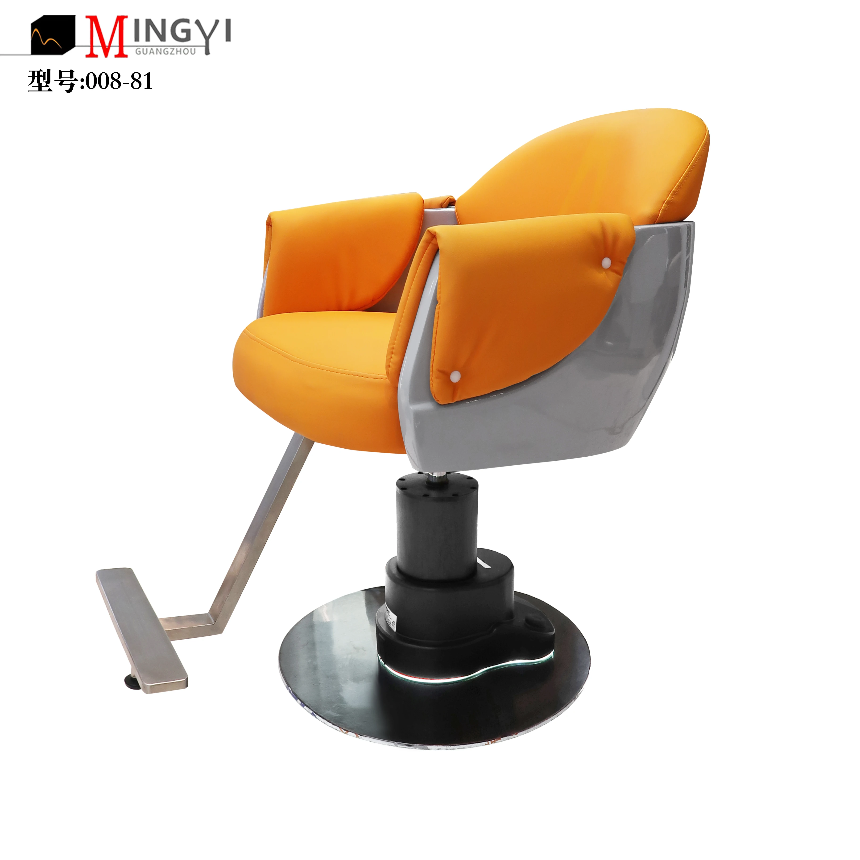 Beauty Barbershop Antique Salon Equipment and Furniture Hair Saloon Chairs Metal Barber Chair Leather Duty Seat Steel Heavy Pump