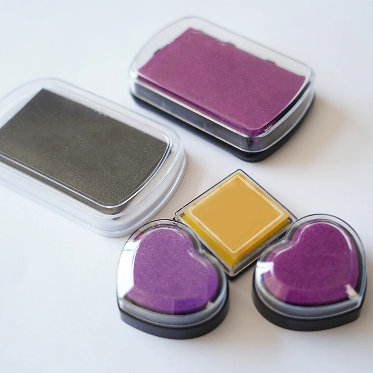 Non-Toxic and Acid-Free Lasting Refill Ink Toy Stamp Pad Kids Craft Stamp Ink Pad set