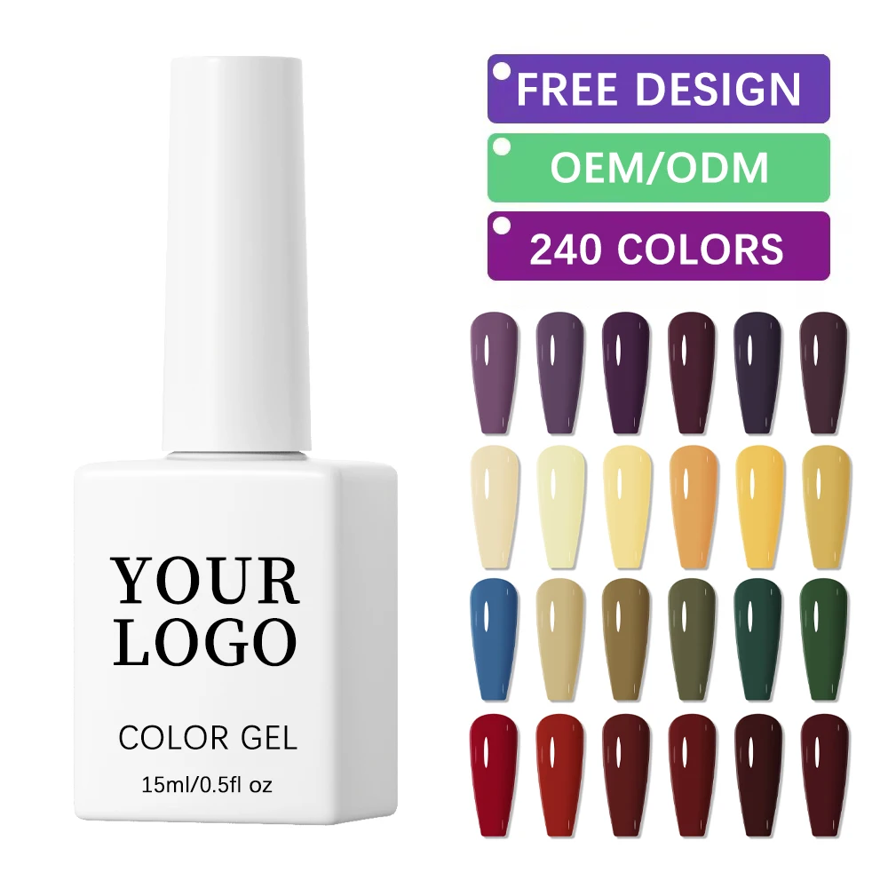 Nail Factory Create Your Own Brand 80Color Three Step Private Label Gel Polish Uv Gel Nail Polish Art Painting Nail Beauty Salon