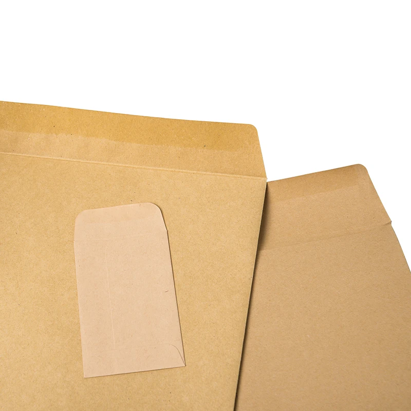 Factory Cheapest Business Custom C5 /a4 Brown manila Kraft envelope Business letter gold kraft envelope