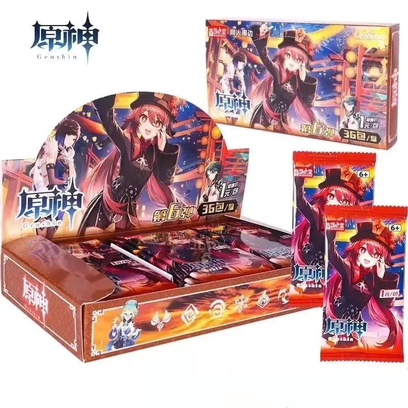 2024 фабрика Genshin Impact карточные игры торговля игральные карты