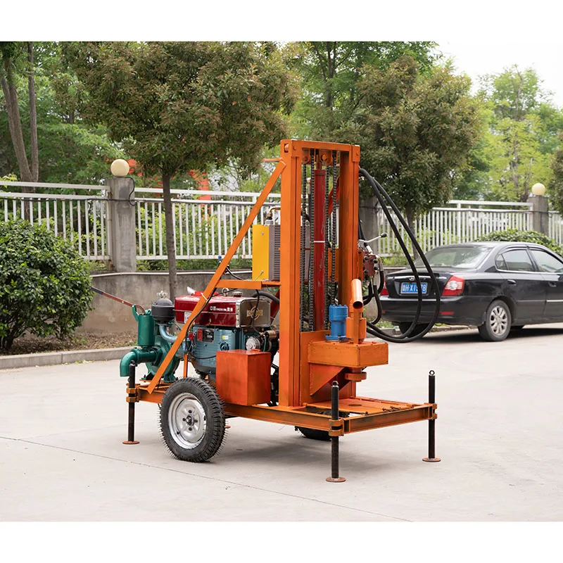 Hot Selling 180 Meter Multifunction Mine Drilling Rig Rotary Borehole Water Well Drilling Rig Machine