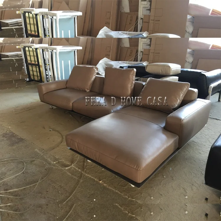 italy leather sofa set copy leather luxury 3 seater sofa