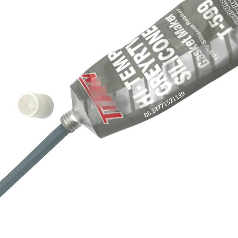 35g 85g 100g Forsen Gsket maker Black Red Grey Silver RTV Silicone Sealant 85.2g Teson Grey Rtv