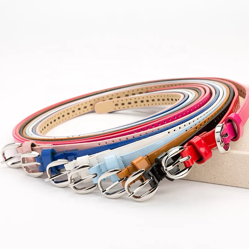  25 мм оптовая продажа Модный женский ремень из искусственной кожи черного цвета с пряжкой сплава