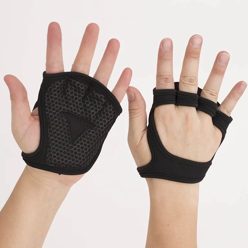 Защитные перчатки для перекрестных тренировок, мужские и женские перчатки для тяжелой атлетики, оптовая продажа, высококачественные перчатки для пальцев в тренажерном зале