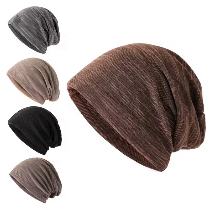 Slouchy Beanie for Men & Women Oversize Long Skull Cap Large Knit Hat for All Seasons