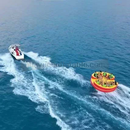 High Quality Lounge Twister Inflatable Ski Towable Banana Boat Water Sports Floating Spinner for Sale