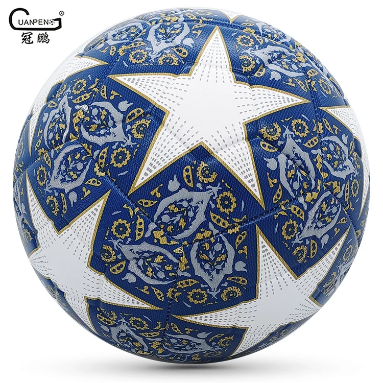 OEM / ODM Size 5 Official Soccer Balls PU Leather with Custom LOGO Football for Training Football
