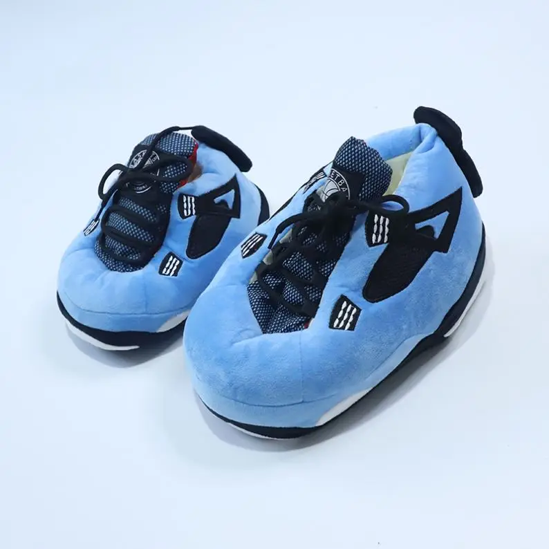 Low Price Cozy Plush Winter Sneaker Slipper Stuffed Anti Slip Home