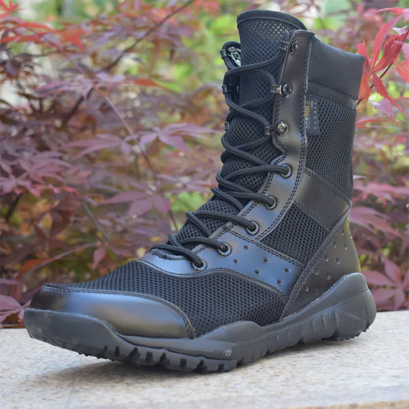 New Autumn Winter Boots Outdoor Male Hiking Boots Men Desert Tactical Combat Ankle Boots