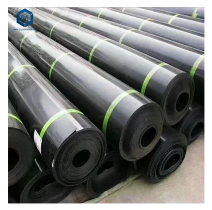 black hdpe fish farming pond liner geomembrane