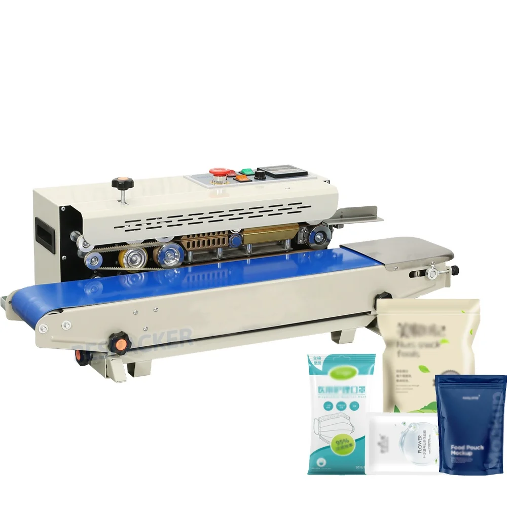 FR-770 Hot Continuous Automatic Sealing Packing Machine PVC Band Sealer Packing Machine