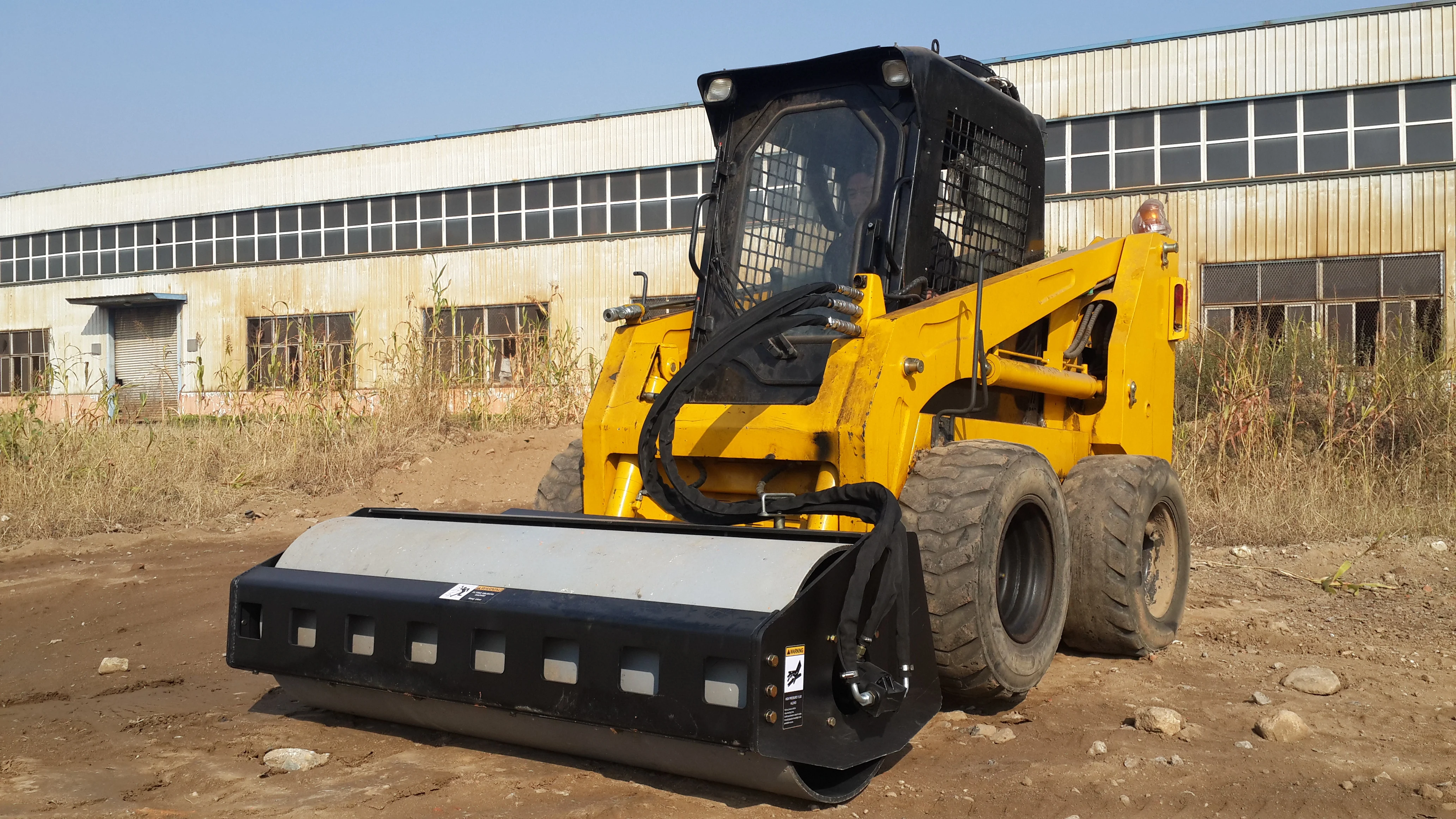 skid steer vibration roller skid steer roller Vibratory Roller
