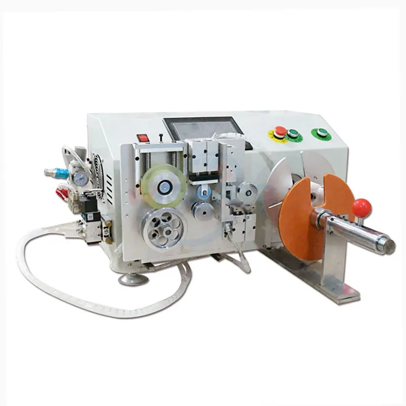 HB-M02 Automatic nylon cable tie machine wire measuring cutting binding tying spool coil winding machine with meter counting