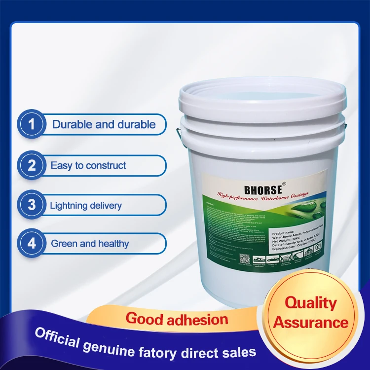 Peinture De Sol Waterborne Acrylic Polyurethane Coating Floor Paint For Indoor Ground Wall Stadium Runway Greenway Etc