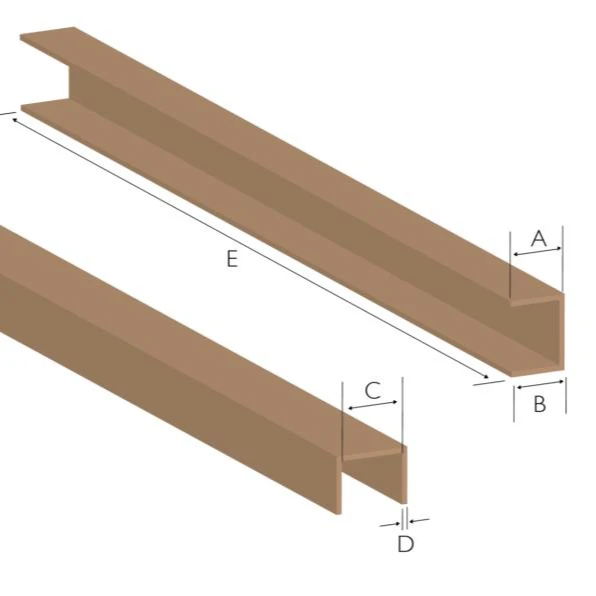 U profile/channel with side length 40mm paper edge protectors angle cardboard corners protector