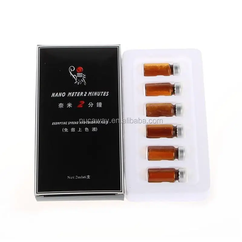 Effective Eyebrow Lips Tattoo Makeup Fixed Color Liquid Permanent Tattoos Make Up Auxiliary Agent