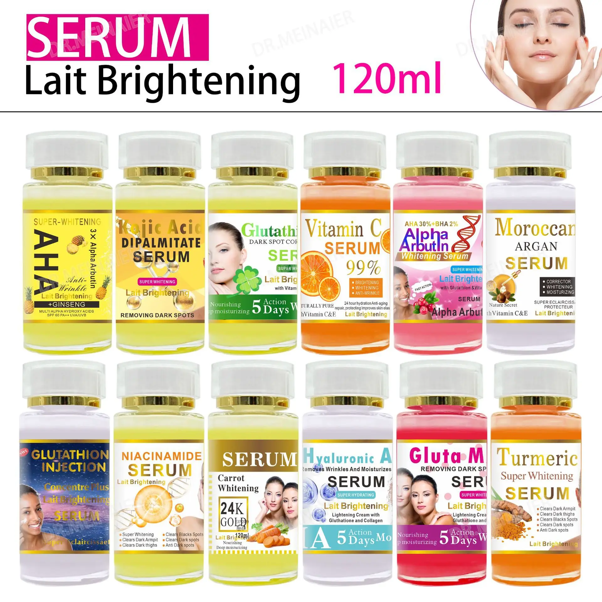 Morocco High Quality Argan Essence Repair Essence Hydrating Elastic Elastic Essence Hydrating and firming skin 120ml wholesale