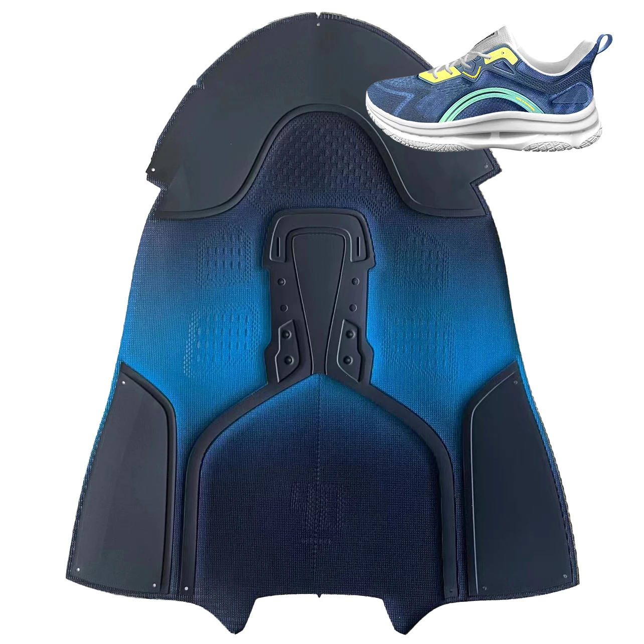 Slip-on polyester conformability oem flyknitting socks shoes upper