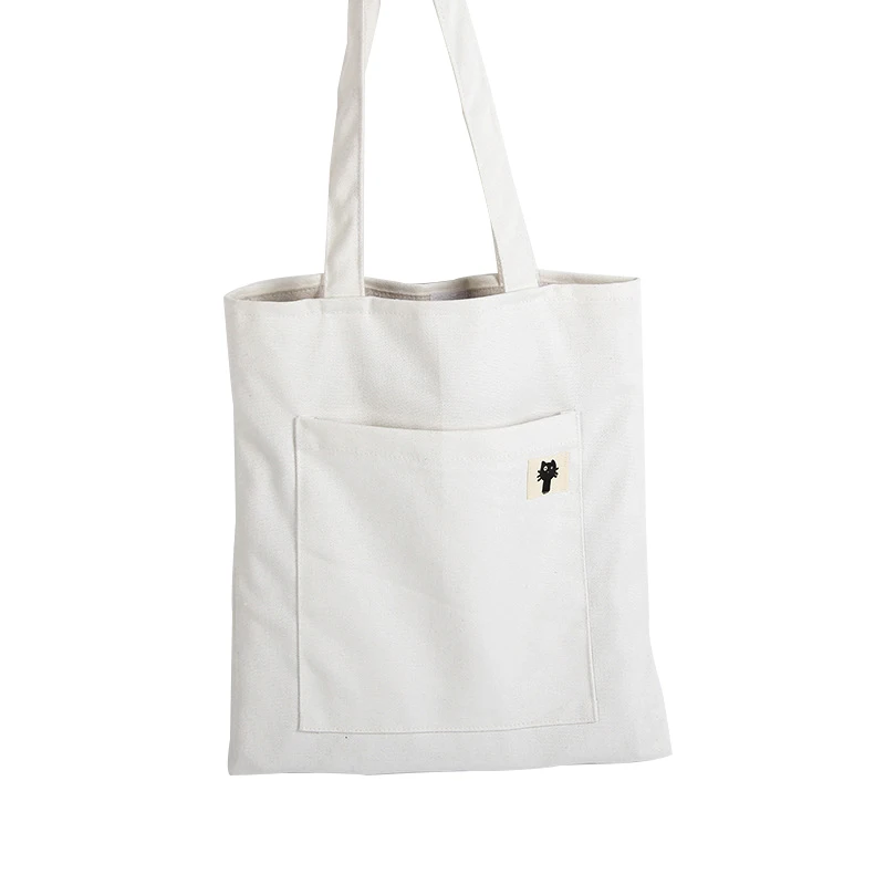 Twinkle Beach Bags Large Capacity Cotton With Logo SHOULDER CANVAS BAG