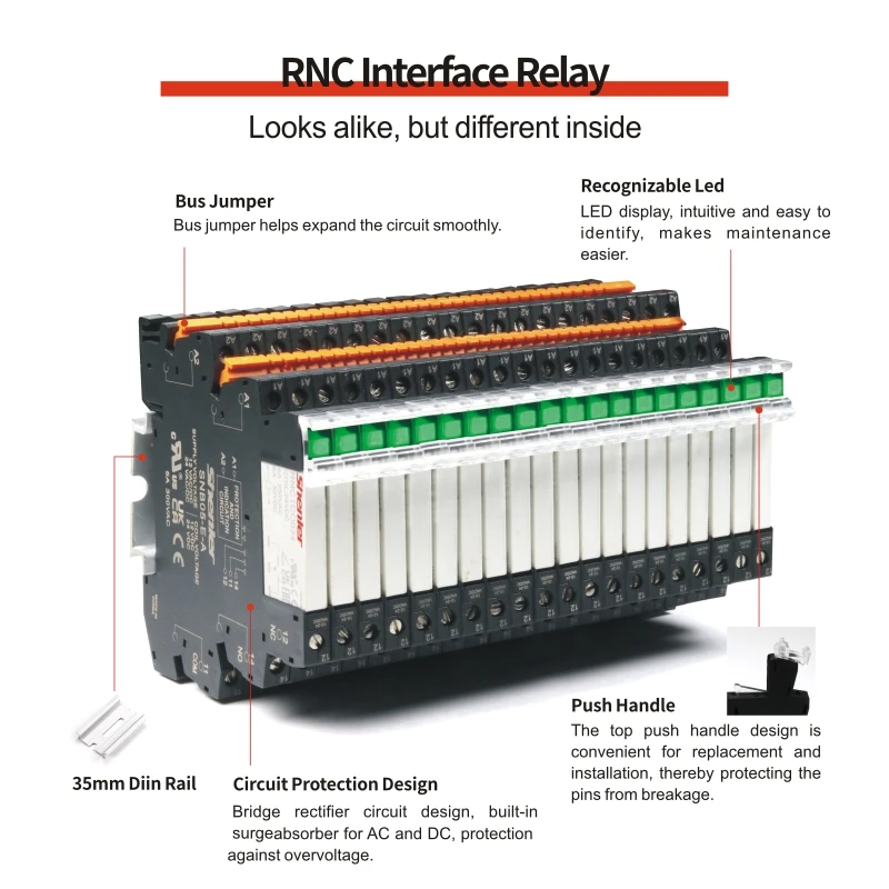 shenler RNC1CO024+SNB05-E-AR slim relay 6A with socket replace HF41F