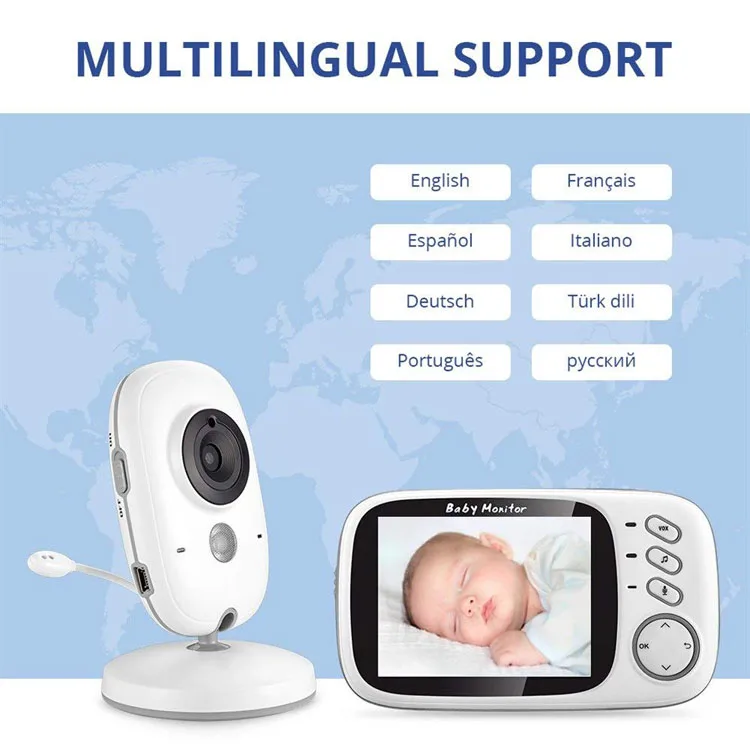Новинка фабричная беспроводная цифровая видеокамера Babysense 3 2 дюйма 4