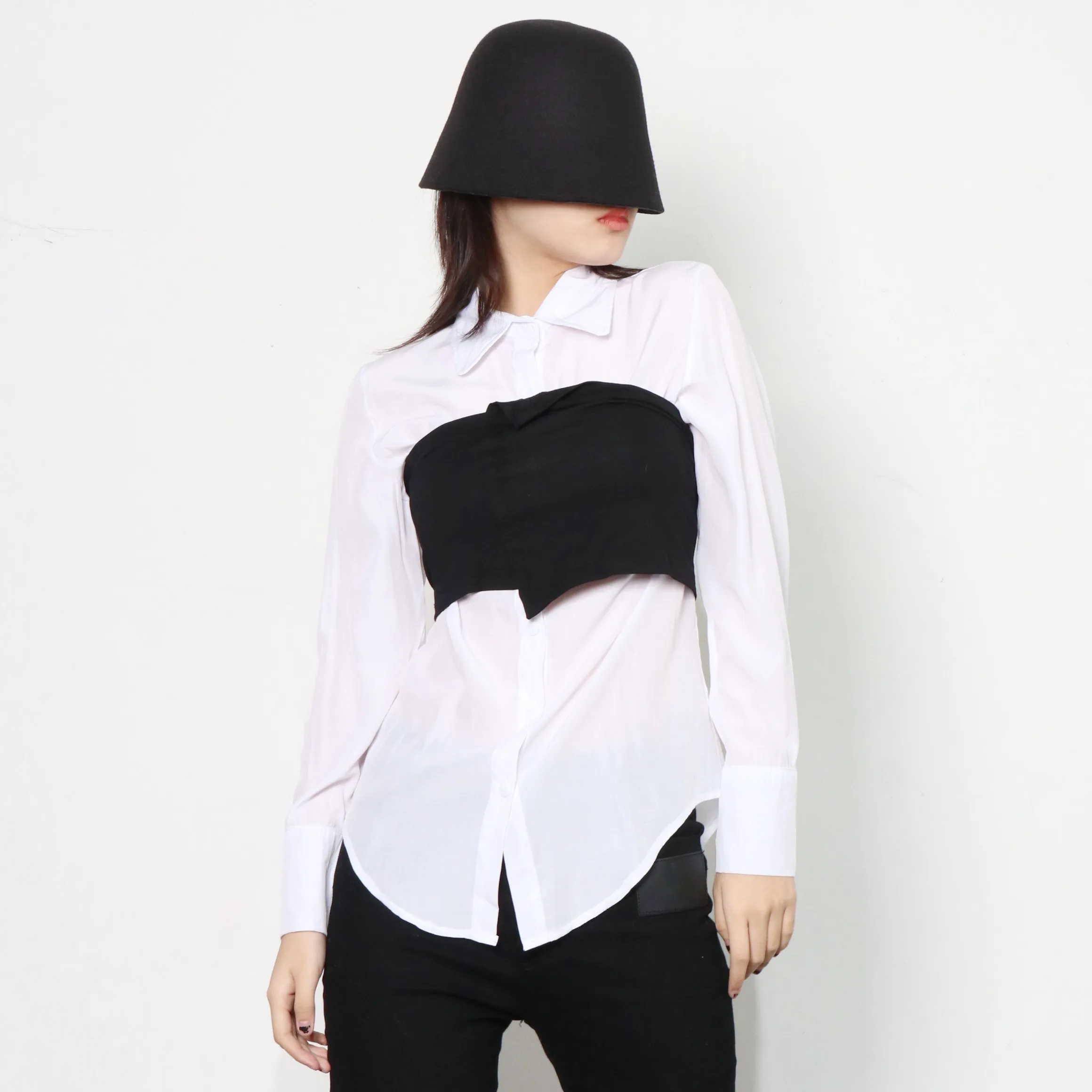 Cheap Shirts For Women 100% Long Cotton