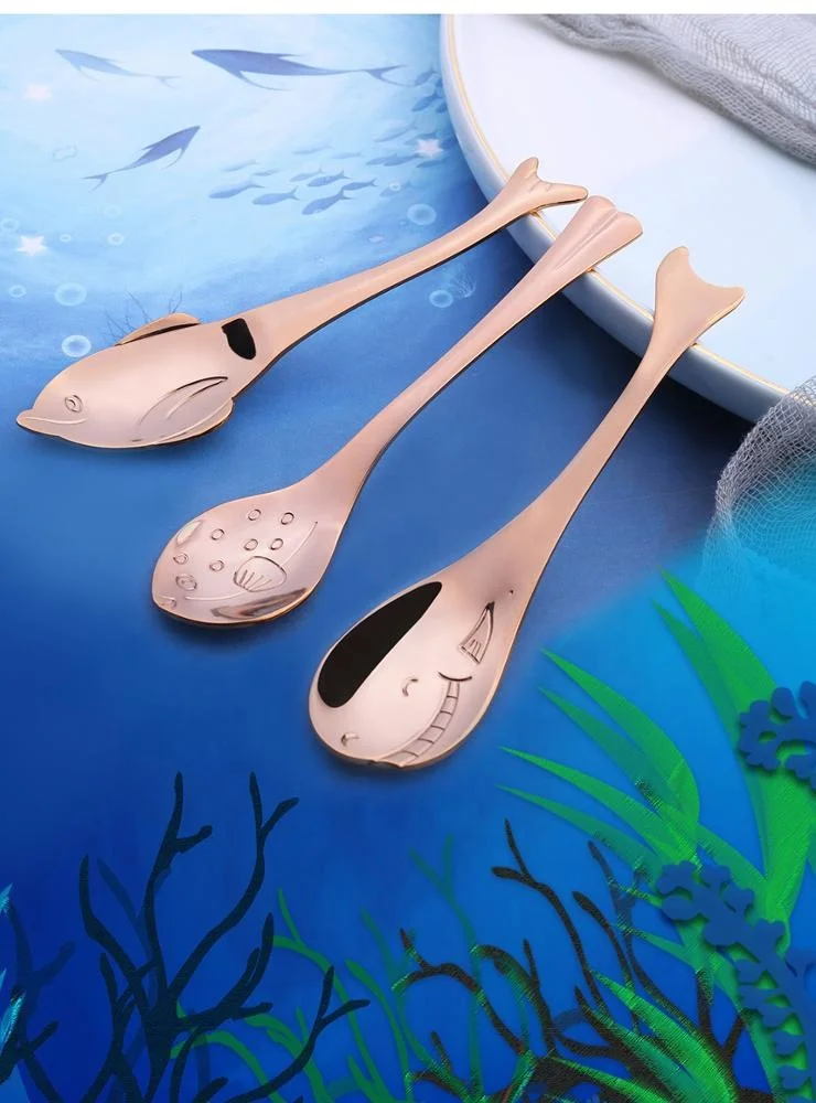 
Factory cheap Teaspoons 18/10 Stainless Steel fork metal long ice tea coffee spoon set fishing soup spoon 