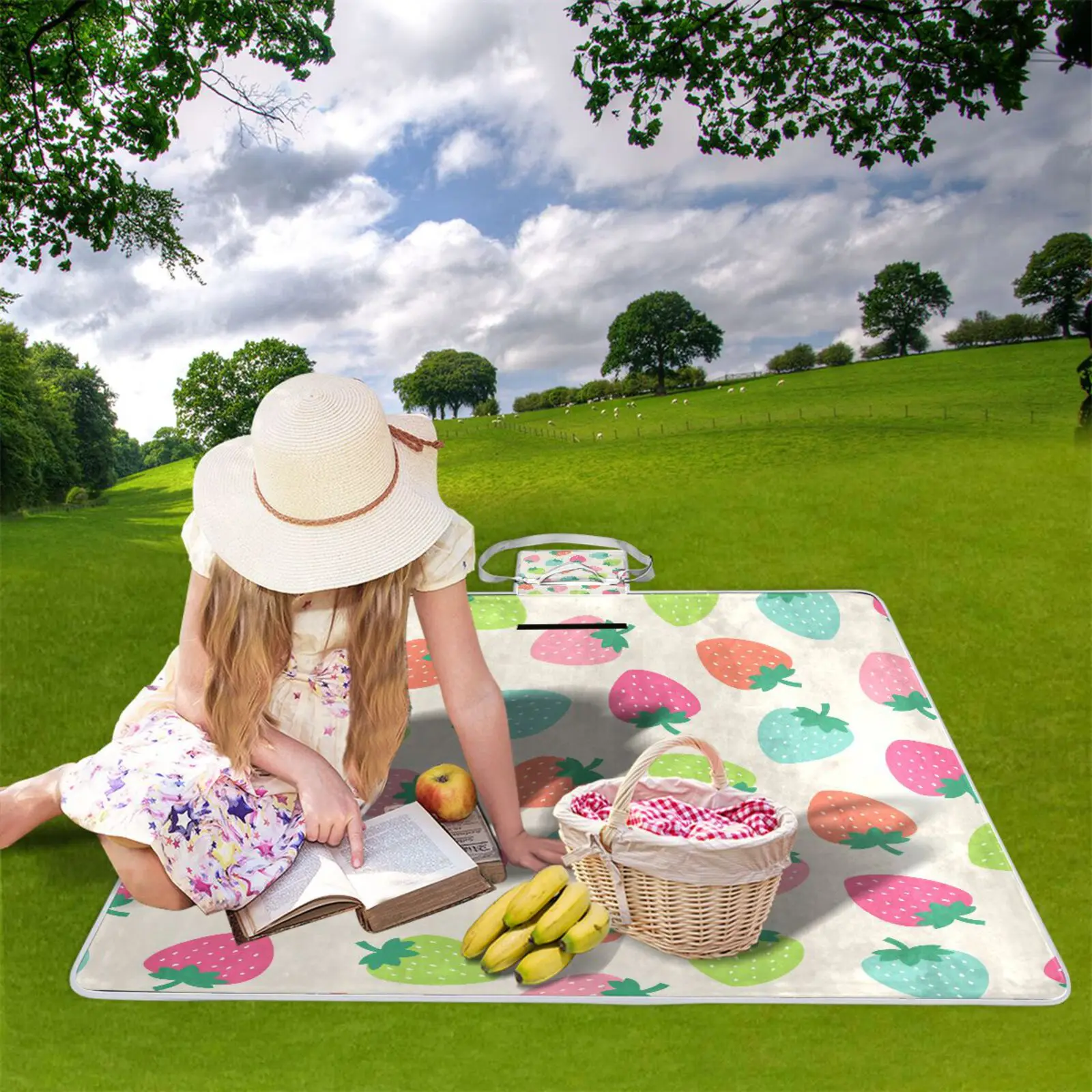 Wholesales Custom Sand Free Picnic Beach Blanket Mat Sand Proof Waterproof Picnic Beach Blanket Outdoor