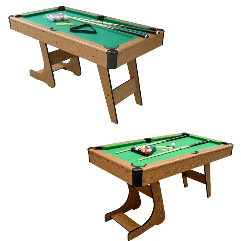 Superior 5ft Pool Table Fancy Classic Game Snooker Table Convertible Folding Leg Billiard Table