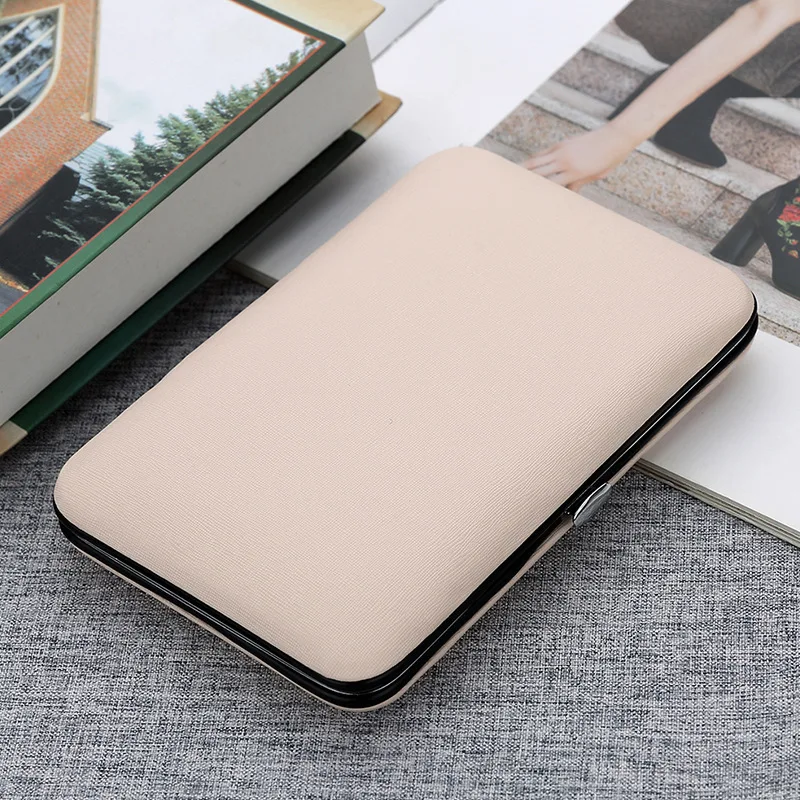 18pcs professional stainless manicure set manicure kit pedicure set for nail salon and family use