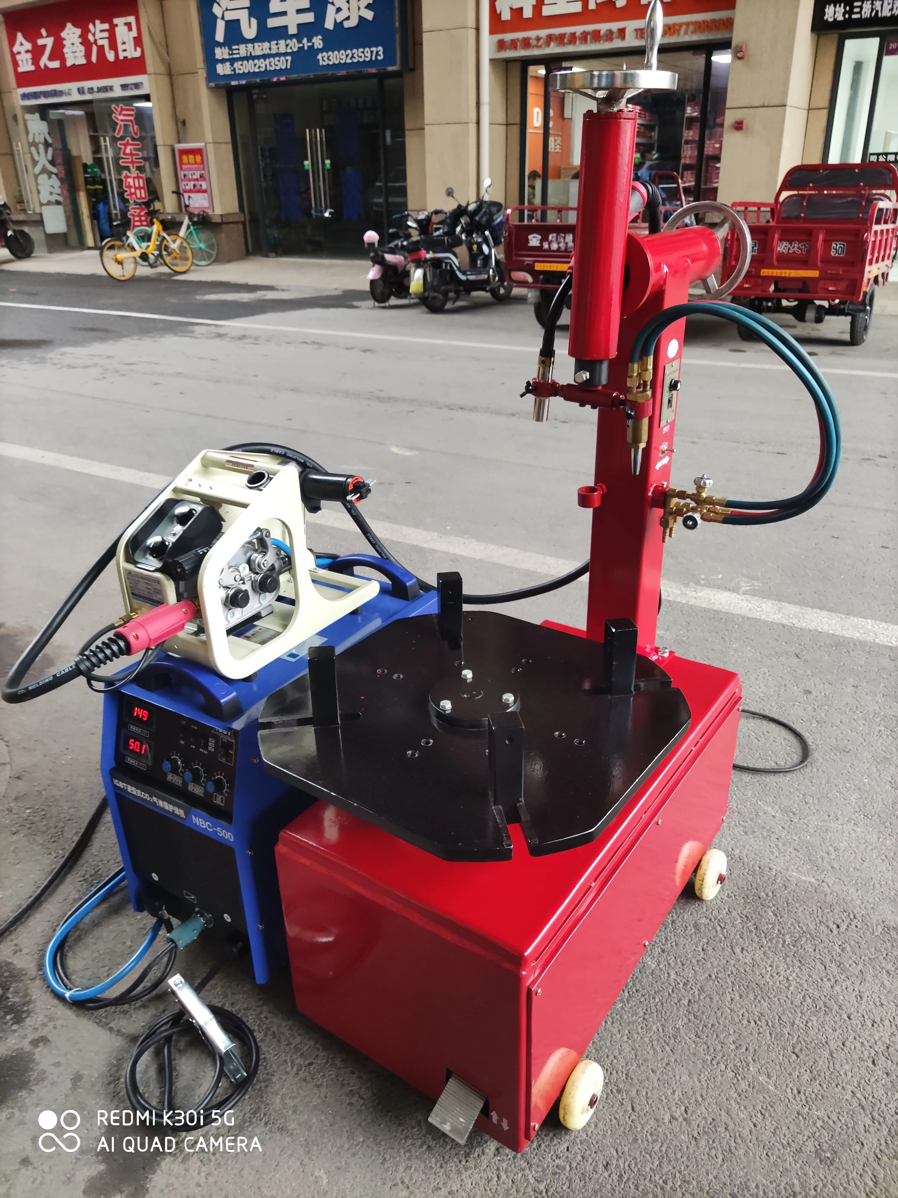 Rim repair machine Truck Steel Rims Top Changing Machine otr tire rim repair machine