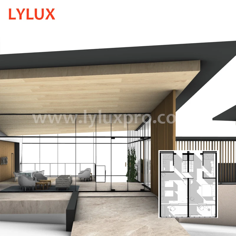 Well designed pre-engineered fast construction prefabricated beach, coastal, island resorts