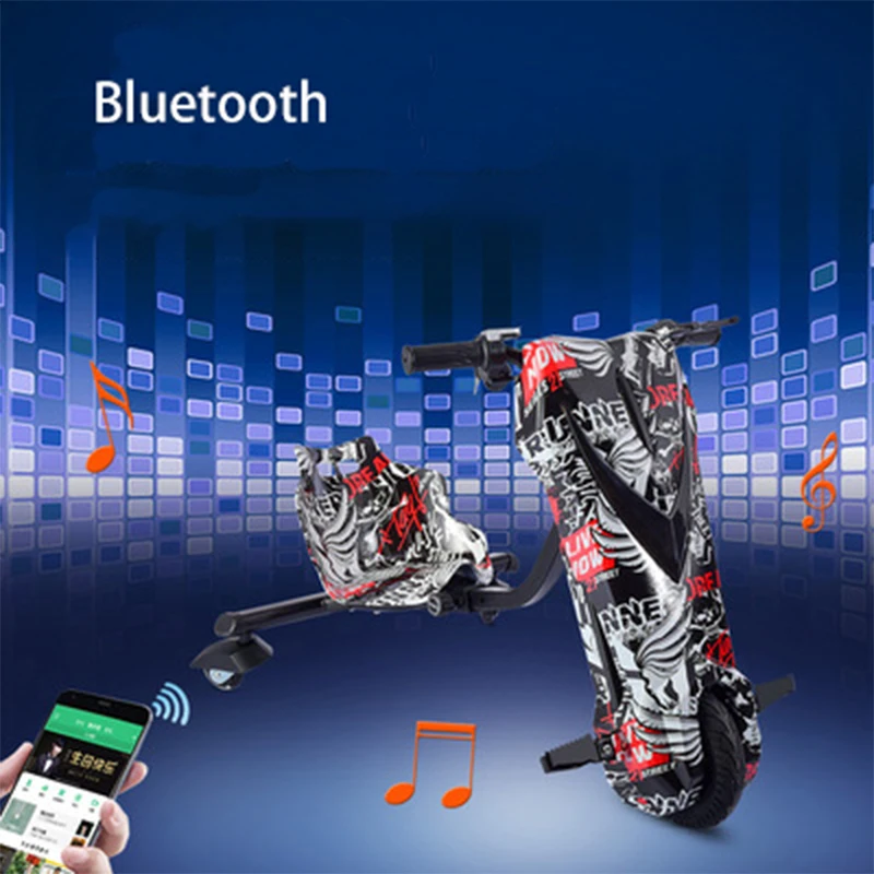 Kids electric scooters 360 go cart  3 wheels electric drifting three wheel trike drift scooter for kids