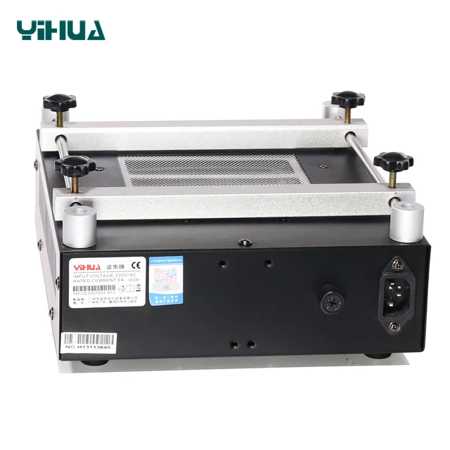 YIHUA 853A SMD BGA rework soldering station preheating desoldering welding tools PCB holder rework soldering station