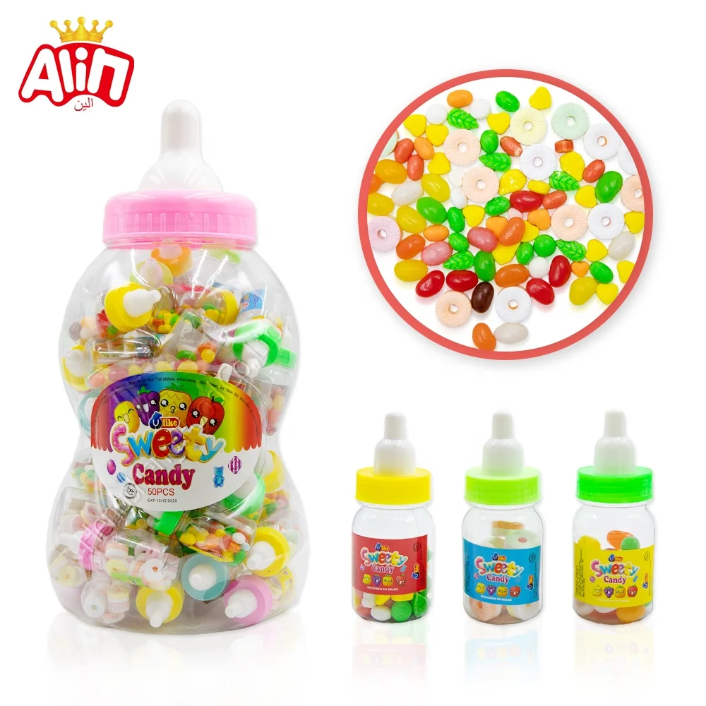 candies and sweets bulk halal sweets Big bottle baby bottle candy pacifier candy