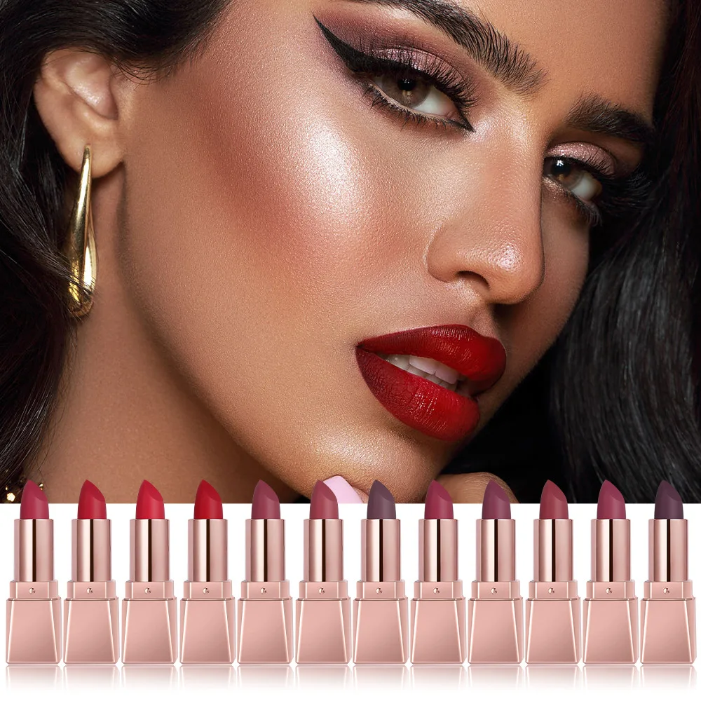 Lipstick Velvet Matte Moisturizing Lipstick Durable Brick Red Moisturizing Lipstick