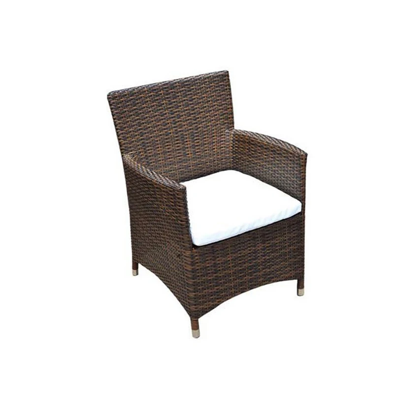 rattan metal and glass garden furniture outdoor for dinning