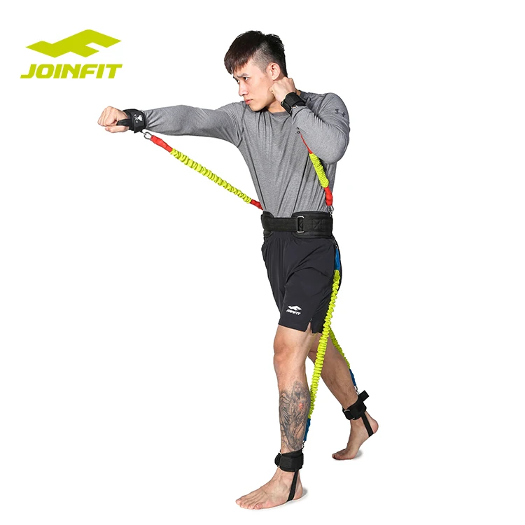 exercise legs arms jumping speed strength Adjustable Boxing Training nylon sleeve resistance rope